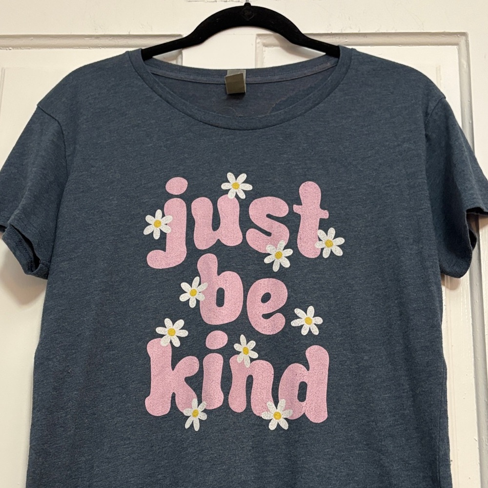 Navy 'Just Be Kind' Women's Tee